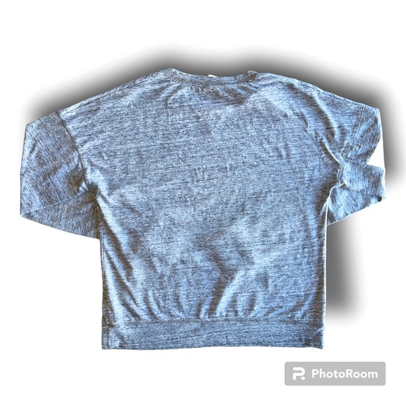 VS PINK Gray Long Sleeve Campus Pullover - Picture 2 of 5